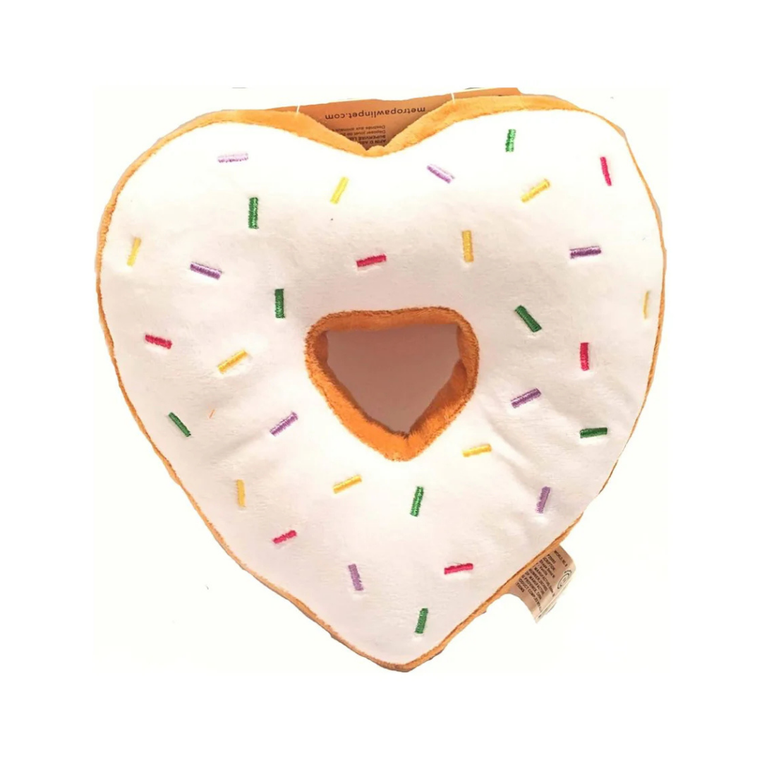 DONUT HEART TOY - WHITE