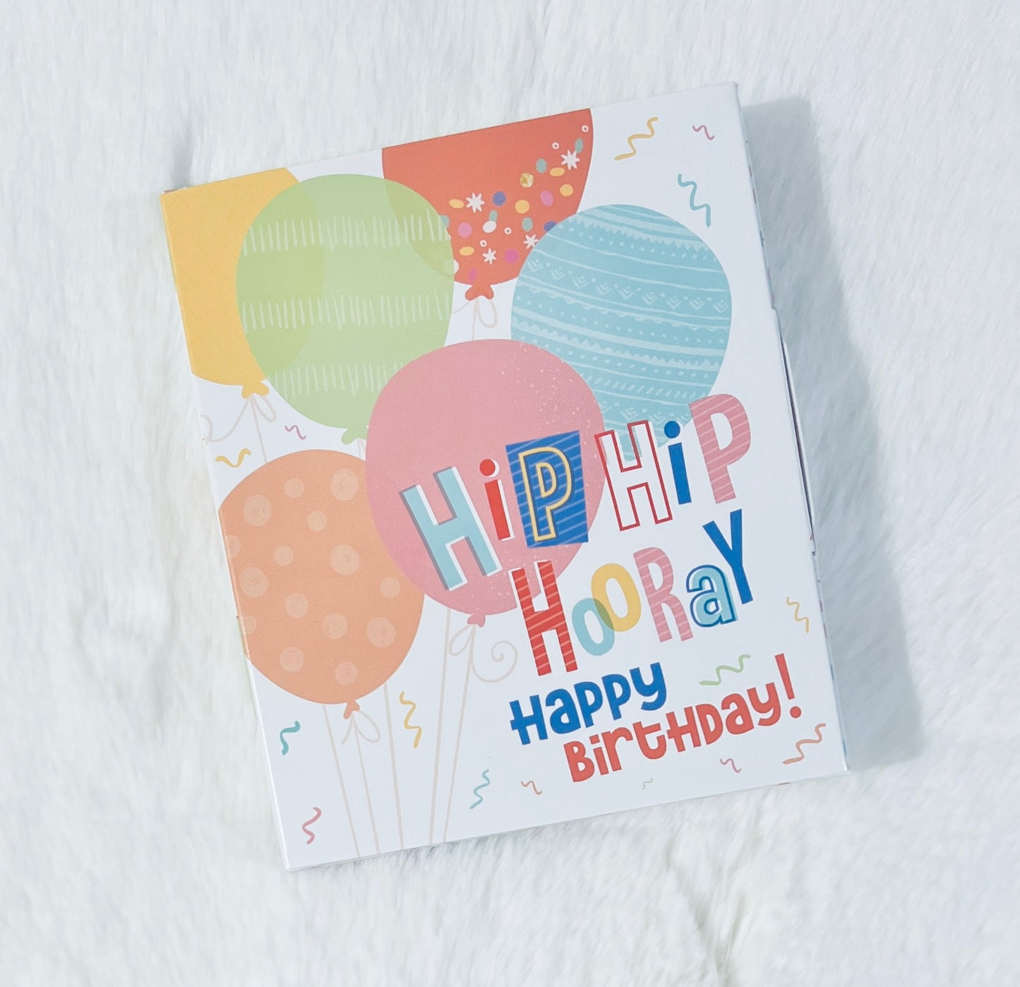 HIP HIP HOORAY BIRTHDAY CARD