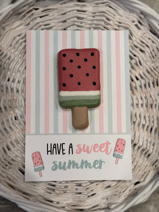 ICED WATERMELON POPSICLE