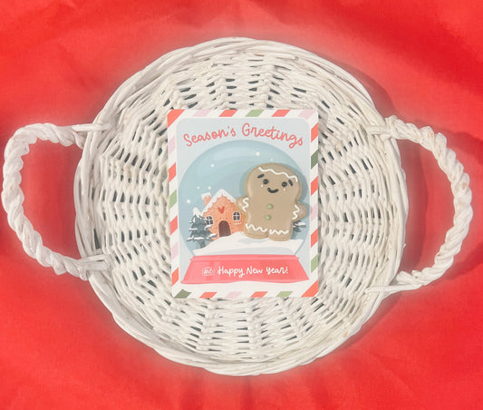 SEASON'S GREETINGS- GINGERBREAD MAN