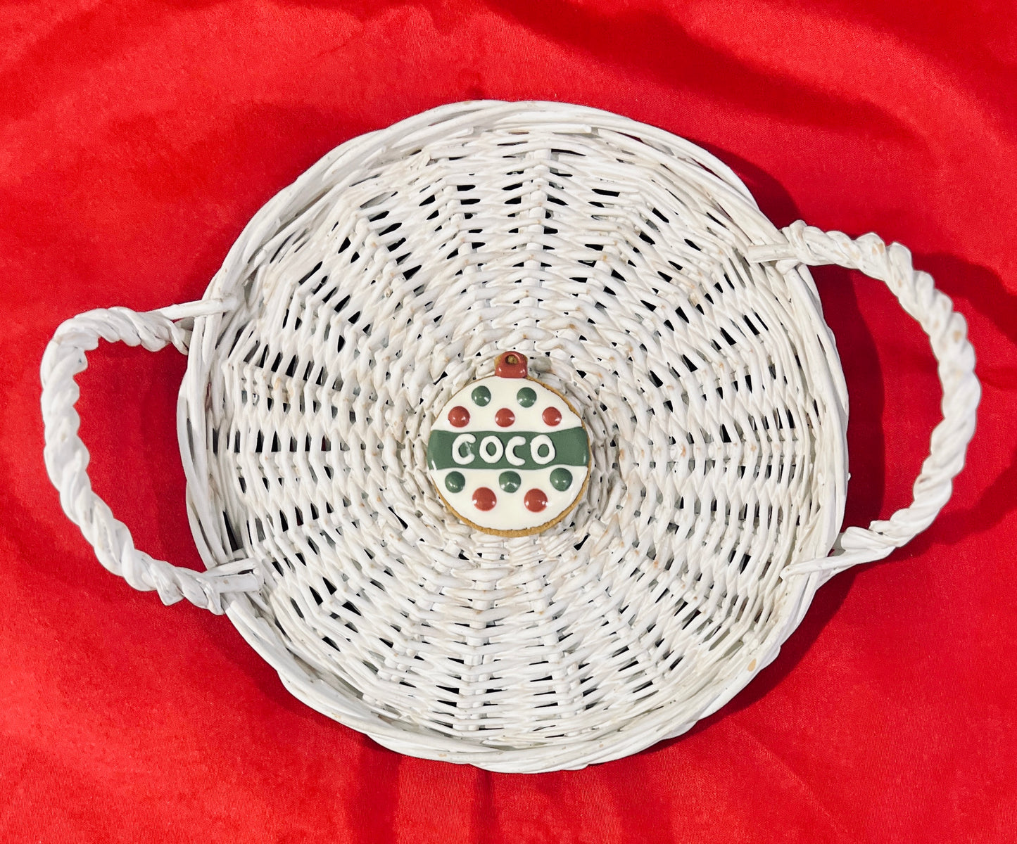 ICED PERSONALIZED ORNAMENT