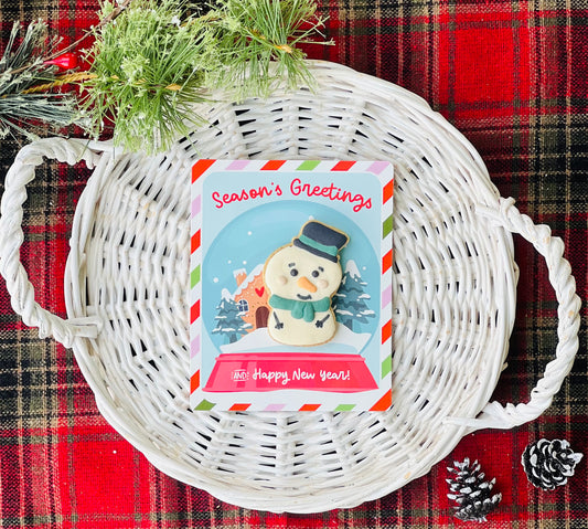 SEASON'S GREETINGS- SNOWMAN