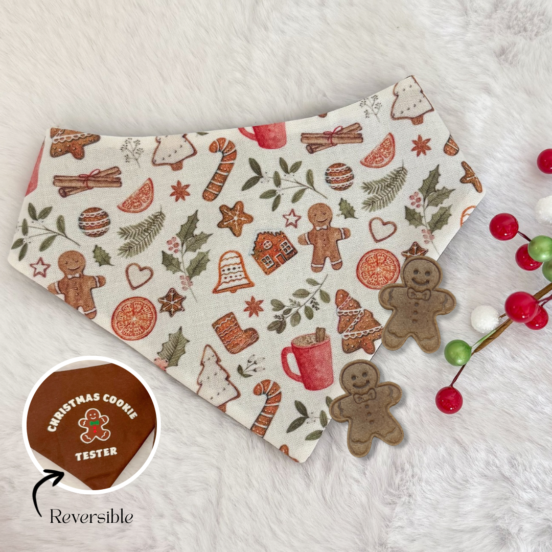 GINGERBREAD TREAT & REVERSIBLE BANDANA BUNDLE