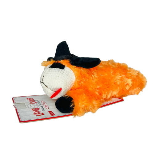 ORANGE LAMB CHOP WITCH TOY 12"
