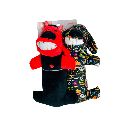 2 PK LOOFA DOG HALLOWEEN TOY