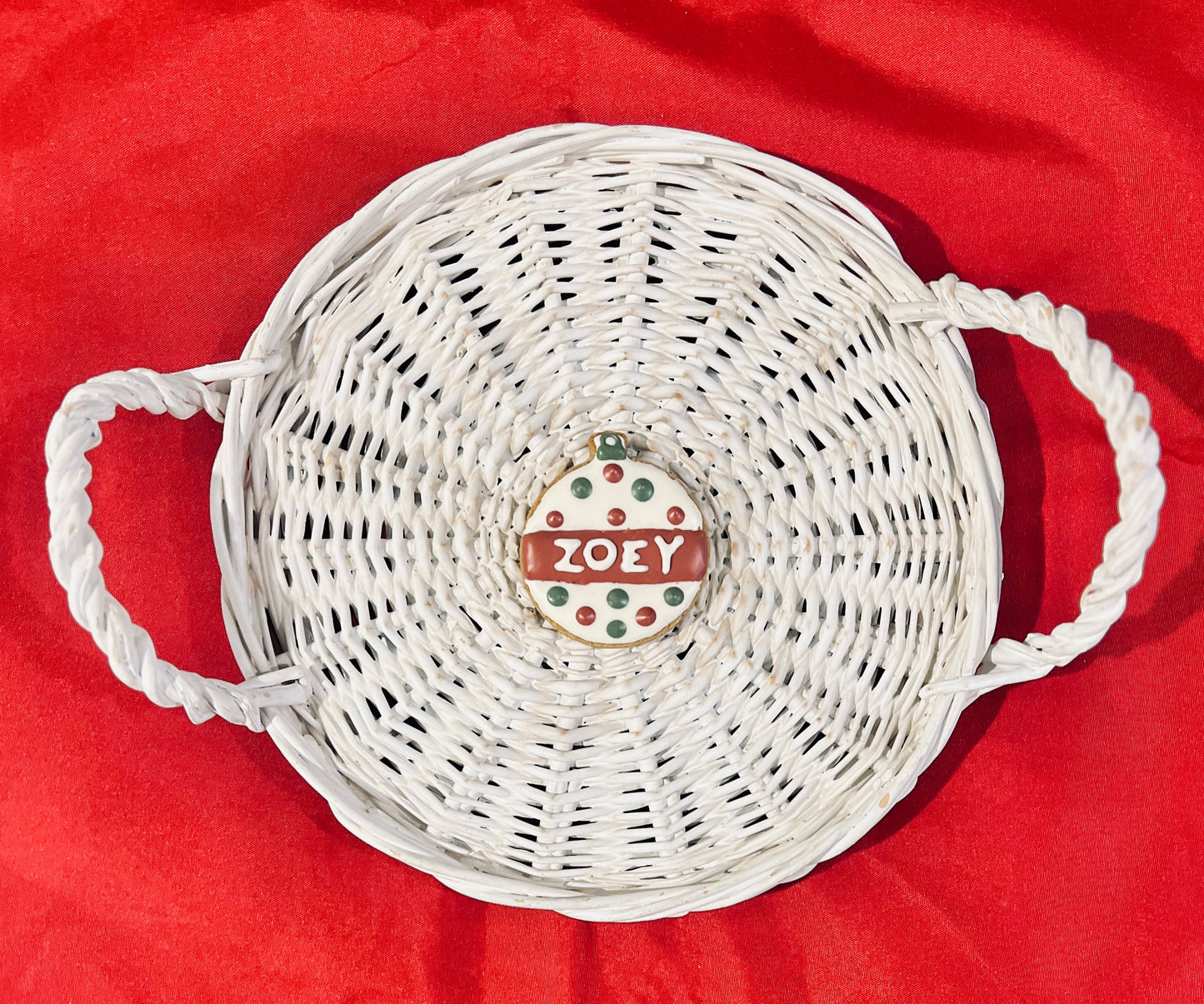 ICED PERSONALIZED ORNAMENT