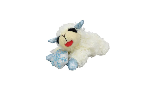 SNOWFLAKE LAMB CHOP TOY 6"