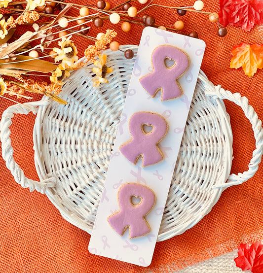 AWARENESS RIBBON ICED TREATS