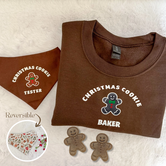 GINGERBREAD TREAT, BANDANA, SWEATSHIRT BUNDLE