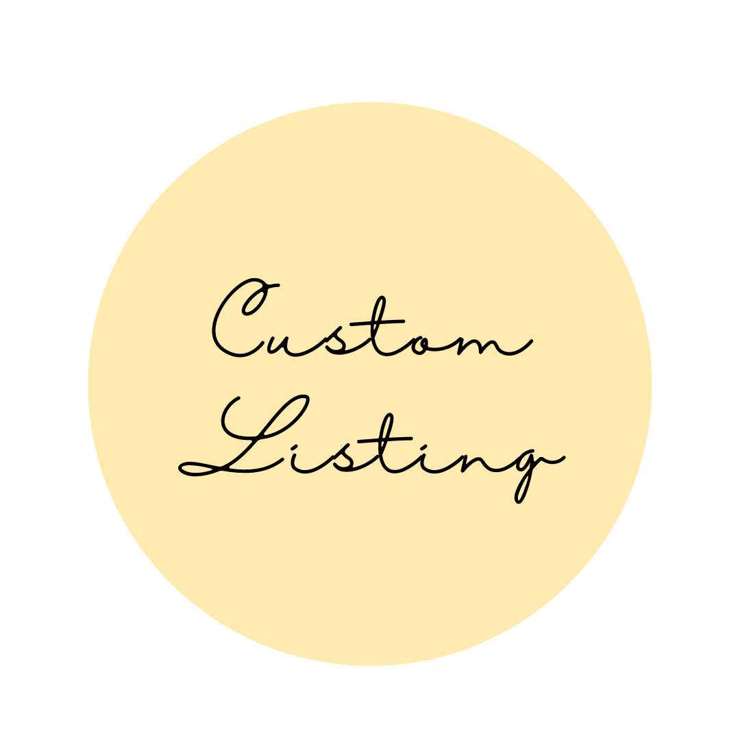 CUSTOM LISTING-Bean Goods